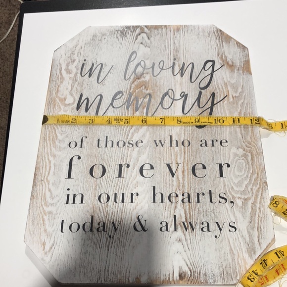 Memory distressed sign - Picture 6 of 7